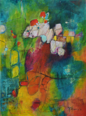 CL.14.B - tweeluik - 60 x 80 cm- acrylverf op doek - 2017